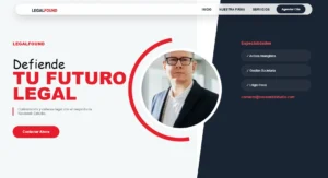 Vista previa página web Página Web para Abogados en Barranquilla – Colombia | Diseño Profesional Legal